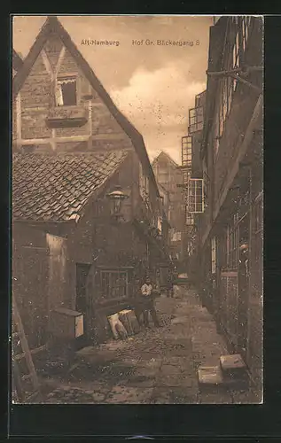 AK Alt-Hamburg, Hof Gr. Bäckergang 8