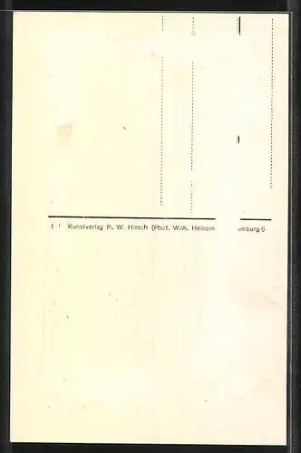 AK Alt-Hamburg, alte Häuser in einer Gasse