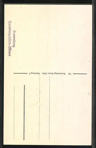 AK Alt-Hamburg, Hof Steinstrasse 79, Bührings Testamentswohnungen