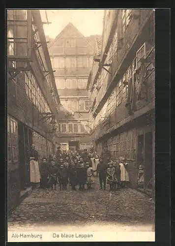 AK Alt-Hamburg, Kindergruppe, De blaue Lappen