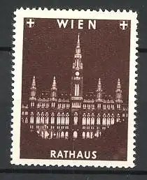 Reklamemarke Wien, Blick auf das Rathaus