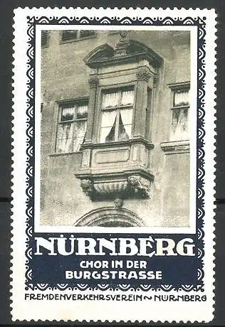 Reklamemarke Nürnberg, Chor in der Burgstrasse