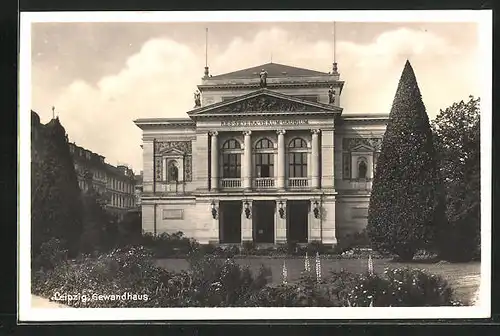 AK Leipzig, am Gewandhaus