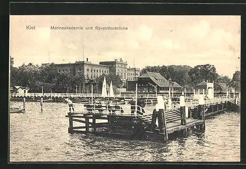 AK Kiel, Marineakademie und Reventloubrücke