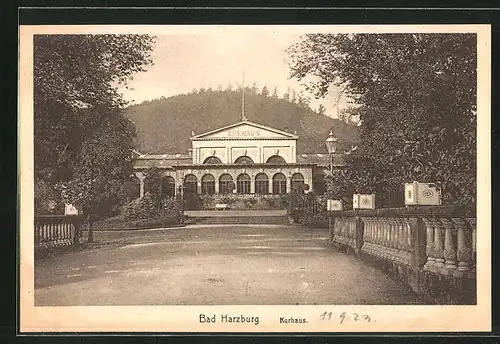 AK Bad Harzburg, vor dem Kurhaus