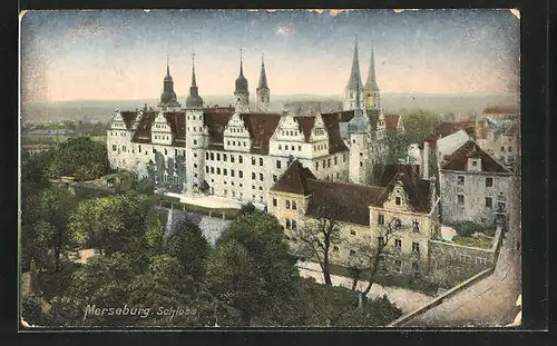 AK Merseburg, Blick auf das Schloss