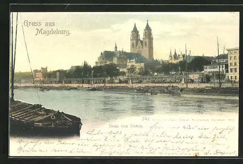 AK Magdeburg, Dom von Osten gesehen