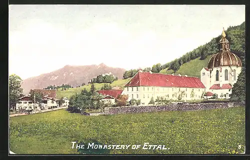 AK Oberammergau, das Kloster Ettal