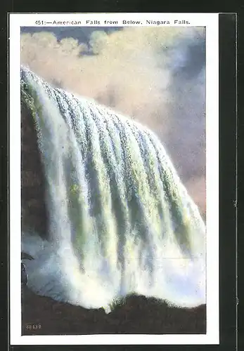 AK Niagara Falls, American Falls from Below