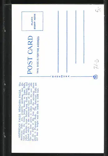 AK Niagara Falls, American Falls from Below