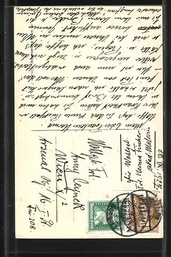 AK Ulm a. D., auf dem Graben mit Zundeltorturm