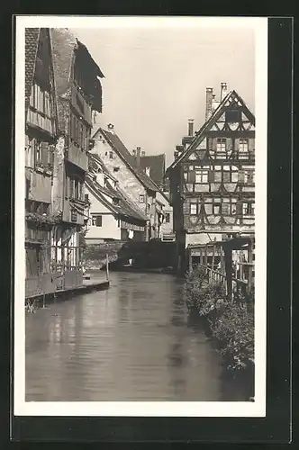 AK Ulm a. D., Idylle an der Blau