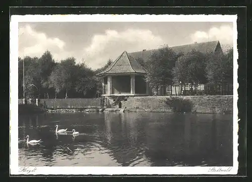 AK Rheydt, See im Stadtwald