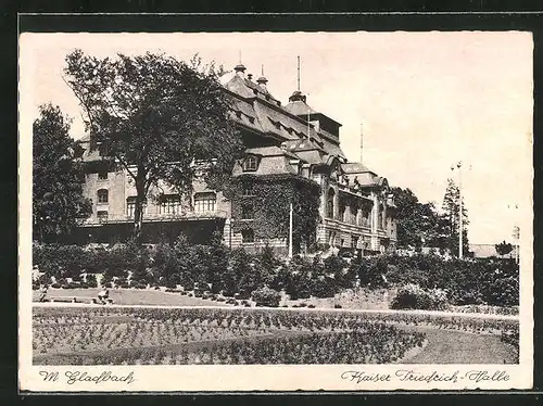 AK Mönchengladbach, Blick zur Kaiser Friedrich-Halle