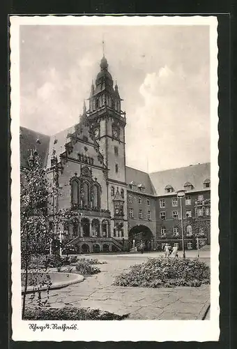 AK Rheydt, Blick zum Rathaus