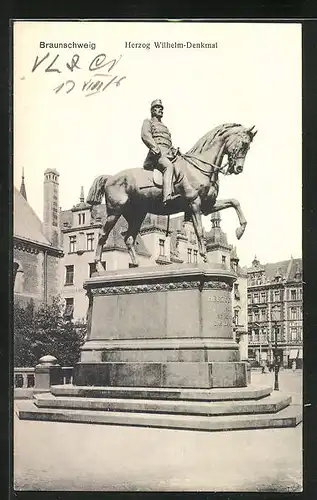 AK Braunschweig, Herzog Wilhelm-Denkmal