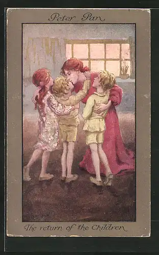Künstler-AK S. Barham: The return of the Children