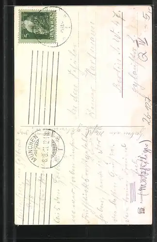 Künstler-AK Richard Wagner: München, Kgl. Hofbräuhaus