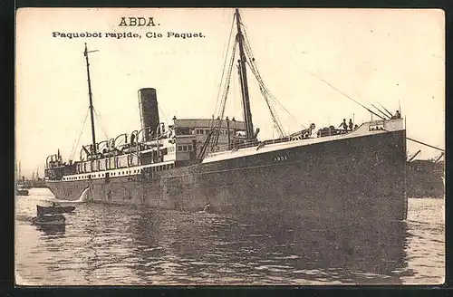 AK Passagierschiff Abda im Hafen