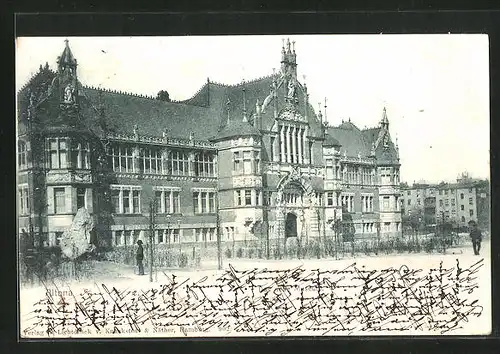AK Hamburg-Altona, Neues Museum