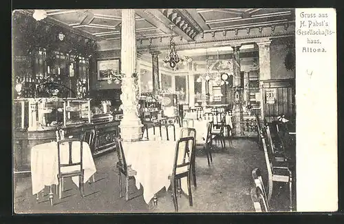 AK Hamburg-Altona, H. Pabst`s Gesellschaftshaus