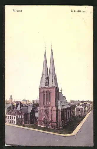 AK Hamburg-Altona, St. Petrikirche