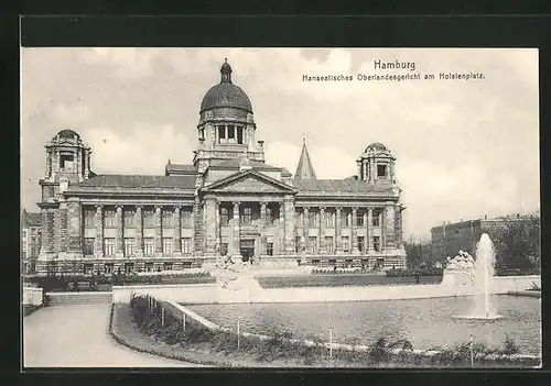 AK Hamburg-Neustadt, Hanseatisches Oberlandesgericht am Holstenplatz