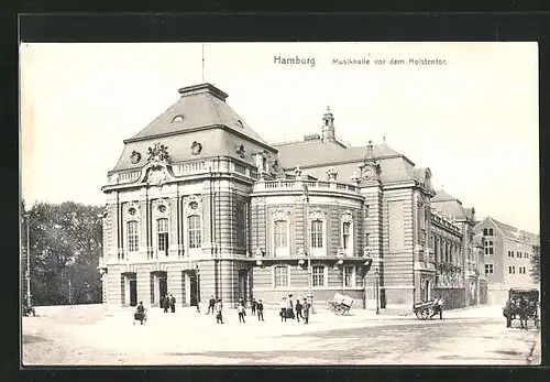 AK Hamburg-Neustadt, Musikhalle vor dem Holstentor