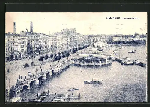 AK Hamburg-Neustadt, Jungfernstieg