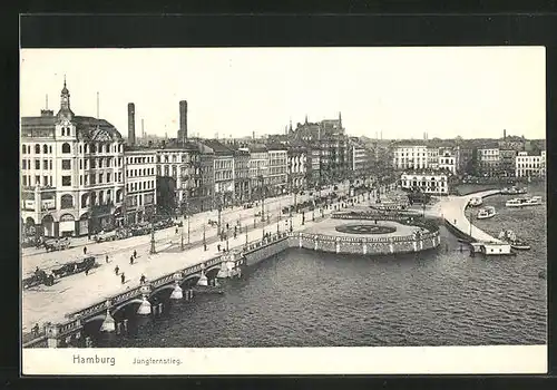AK Hamburg-Neustadt, Jungfernstieg