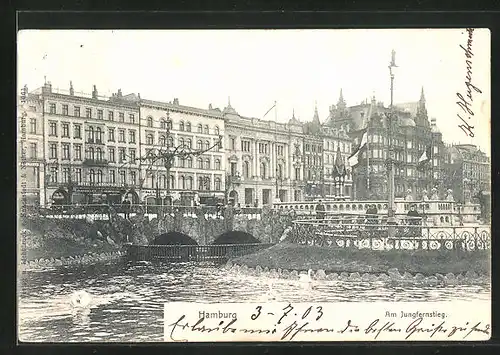 AK Hamburg-Neustadt, Jungfernstieg