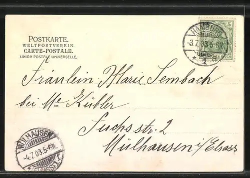 AK Hamburg-Neustadt, Jungfernstieg
