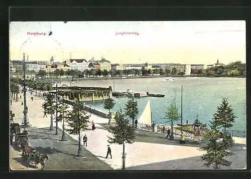 AK Hamburg-Neustadt, Jungfernstieg