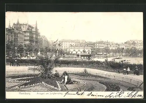 AK Hamburg-Neustadt, Anlagen am Jungfernstieg