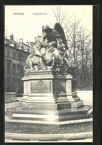 AK Hamburg-Neustadt, Kriegerdenkmal