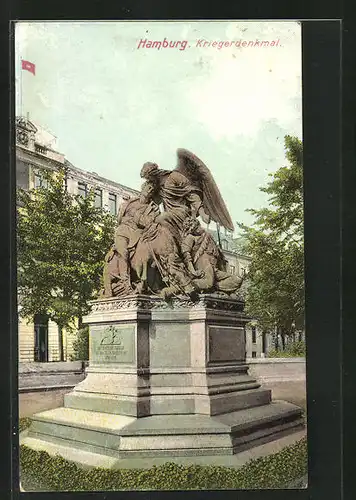 AK Hamburg-Neustadt, Kriegerdenkmal