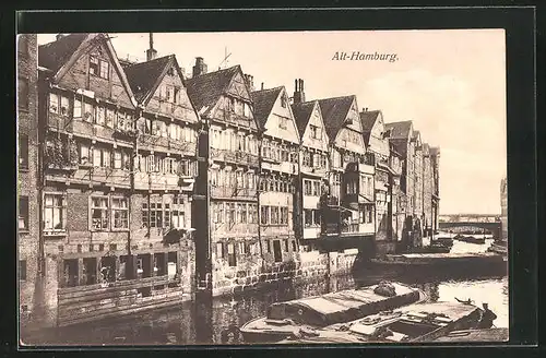 AK Alt-Hamburg, Fleetseite der Herrlichkeit