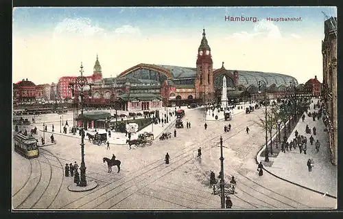 AK Hamburg-St.Georg, Hauptbahnhof