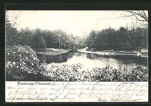 AK Hamburg-Ohlsdorf, Nord-Teich