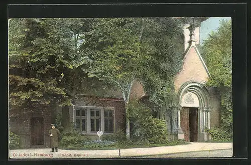 AK Hamburg-Ohlsdorf, Friedhof, Kapelle II.