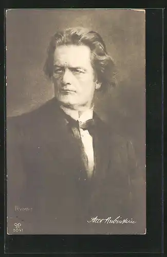AK Rubinstein, Portrait des Musikers
