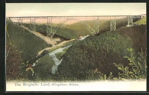 AK Müngsten, Bergisches Land, Müngstener Brücke