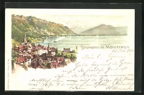 Lithographie Montreux, Panorama