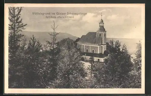 AK Wölfelsgrund, Blick zur kleinen Kirche