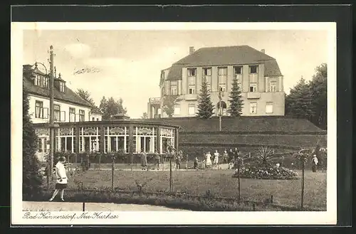 AK Bad Kunnersdorf b. Oschitz, Neues Kurhaus