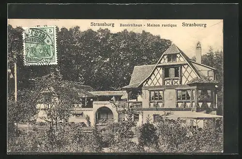 AK Strassburg, Bauernhaus