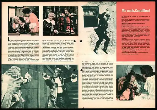 Filmprogramm PFP Nr. 56 /64, Mir nach, Canaillen!, Manfred Krug, Fred Düren, Regie: Ralf Kirsten