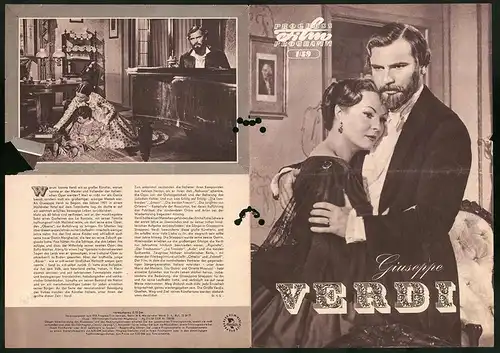 Filmprogramm PFP Nr. 1 /59, Giuseppe Verdi, Pierre Cressoy, Anna Maria Ferrero, Regie: Raffaello Matarazzo