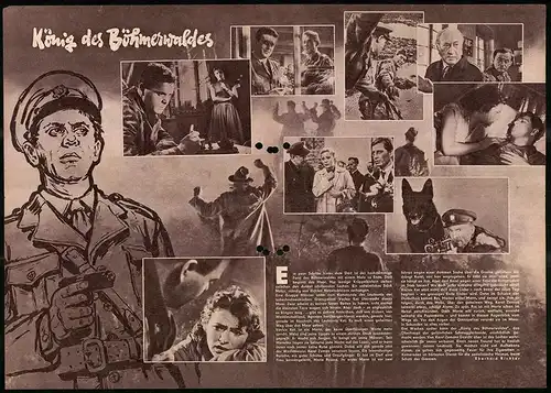 Filmprogramm PFP Nr. 63 /60, König des Böhmerwaldes, Radovan Lukavsky, Jiri Vala, Regie: Karel Kachyna