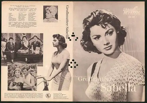 Filmprogramm PFP Nr. 46 /59, Grossmutter Sabella, Tina Pica, Peppino de Filippo, Regie: Dino Risi